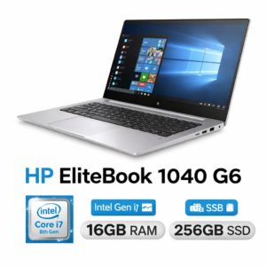 HP EliteBook 1040 G6 Business Ultrabook (Intel Core i7 8th Gen, 16GB RAM, 256GB SSD)