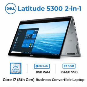 Dell Latitude 5300 2-in-1 Core i7 (8th Gen) Business Convertible Laptop