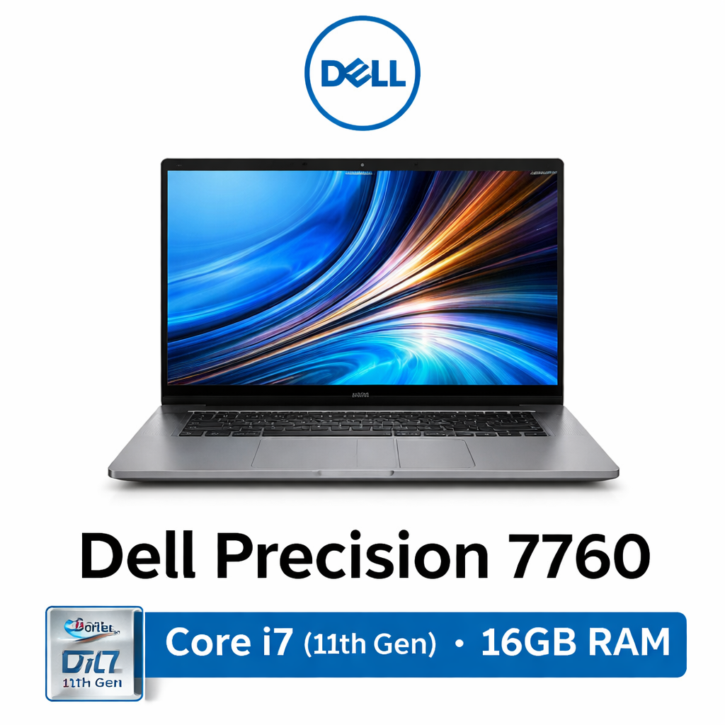 Dell Precision 7760 – Core i7 (11th Gen), 16GB RAM